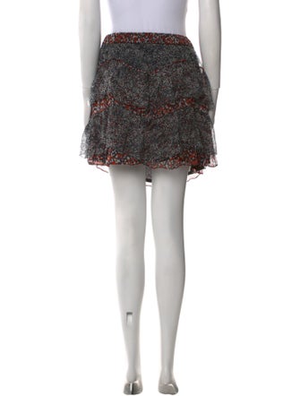 Iro Floral Print Mini Skirt