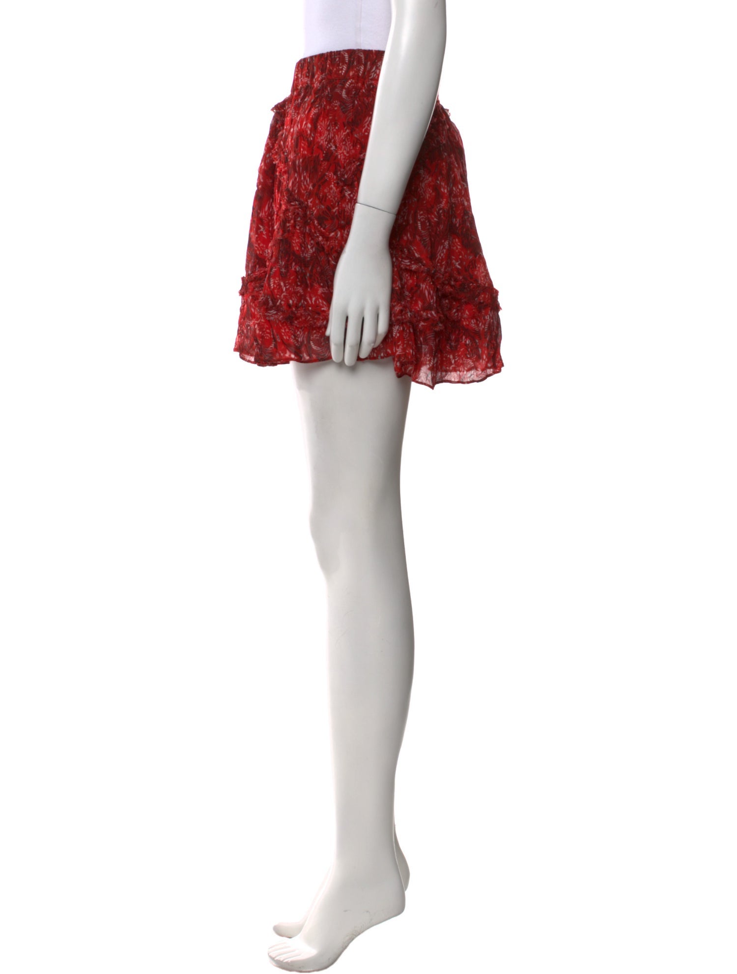 Iro Printed Mini Skirt