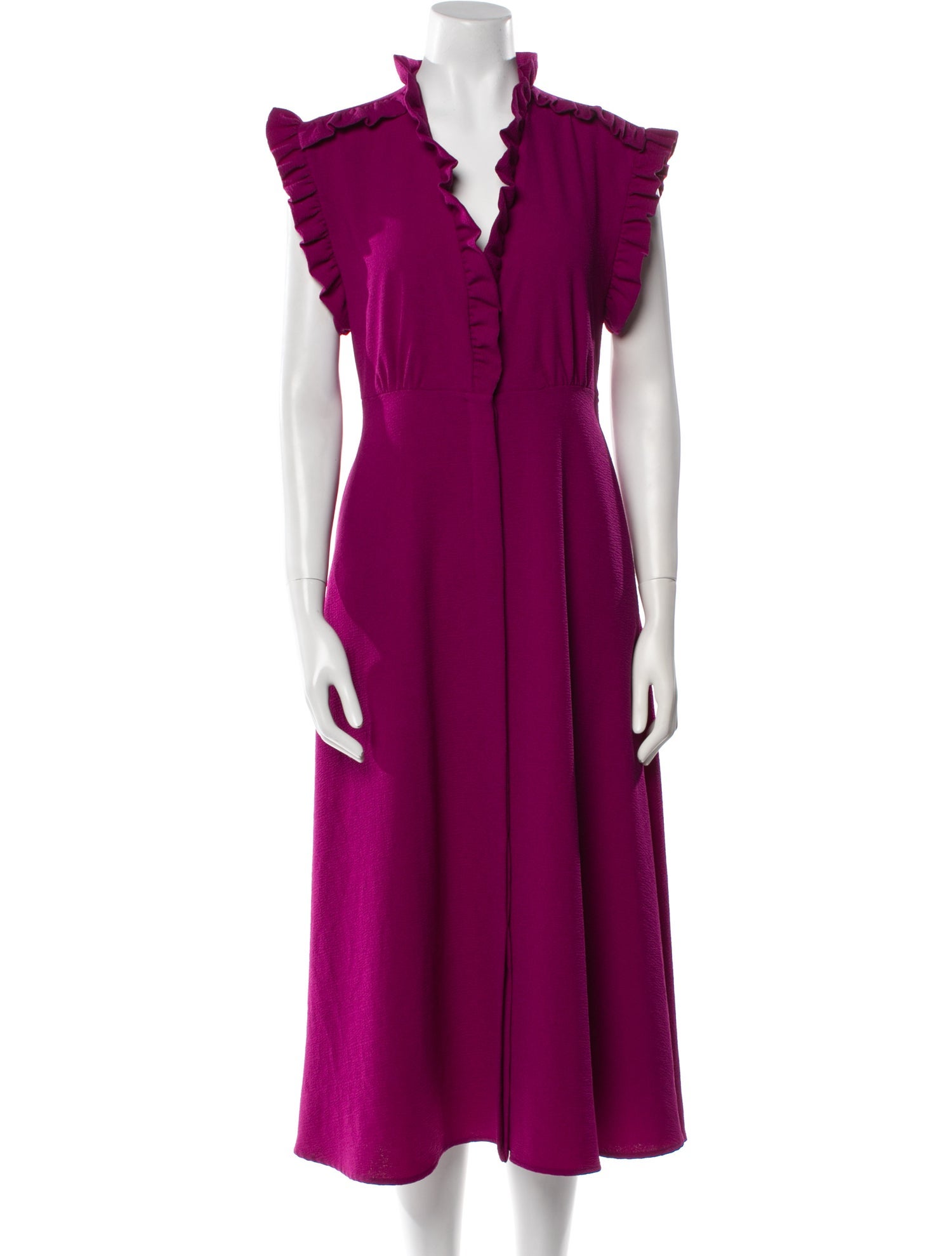 Iro V-Neck Midi Length Dress