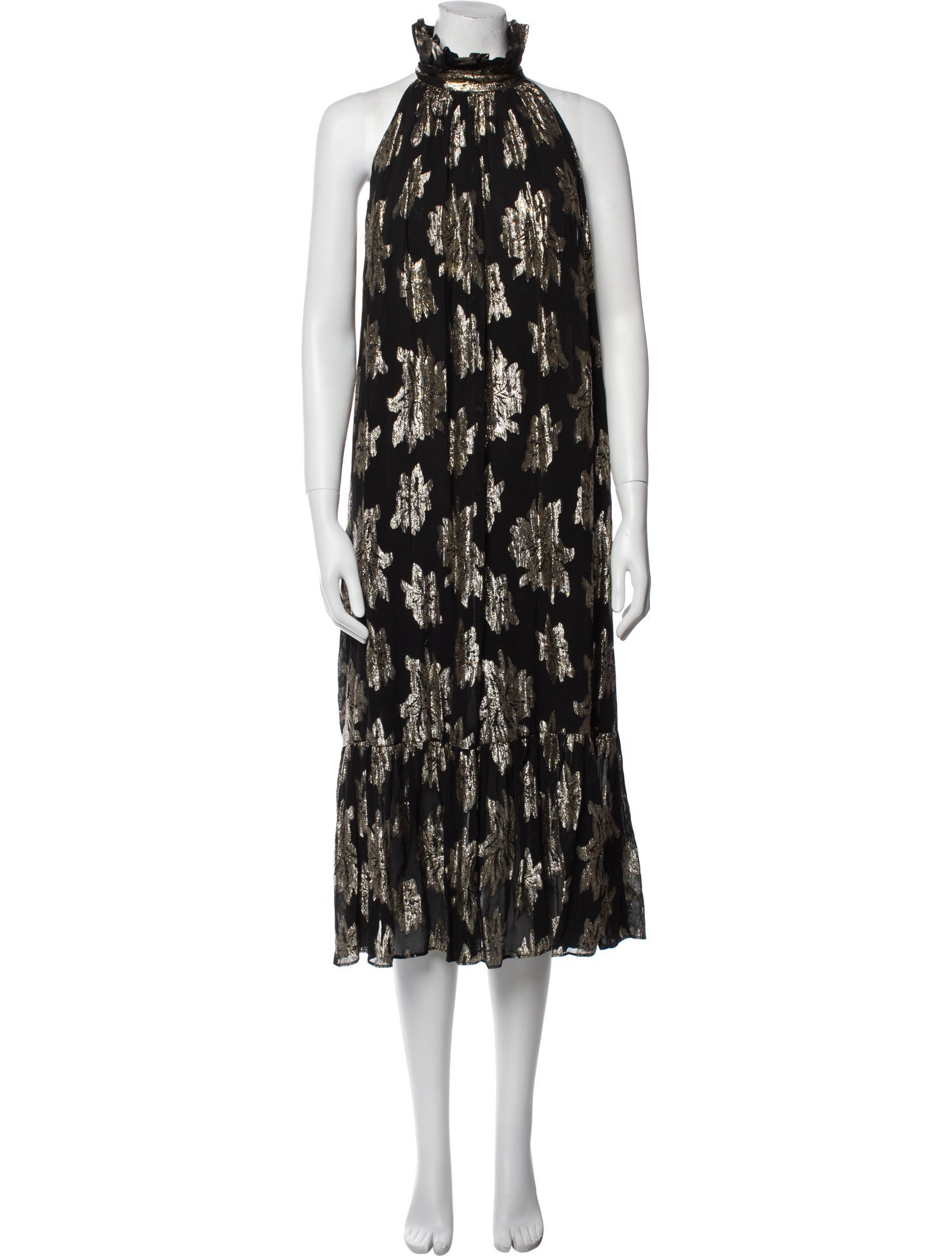 Iro Printed Midi Length Dress