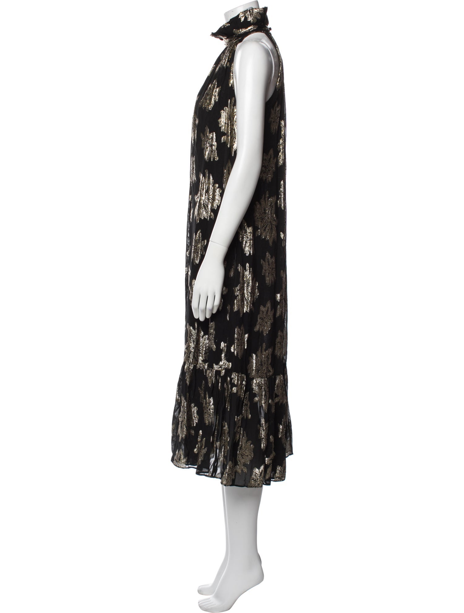 Iro Printed Midi Length Dress