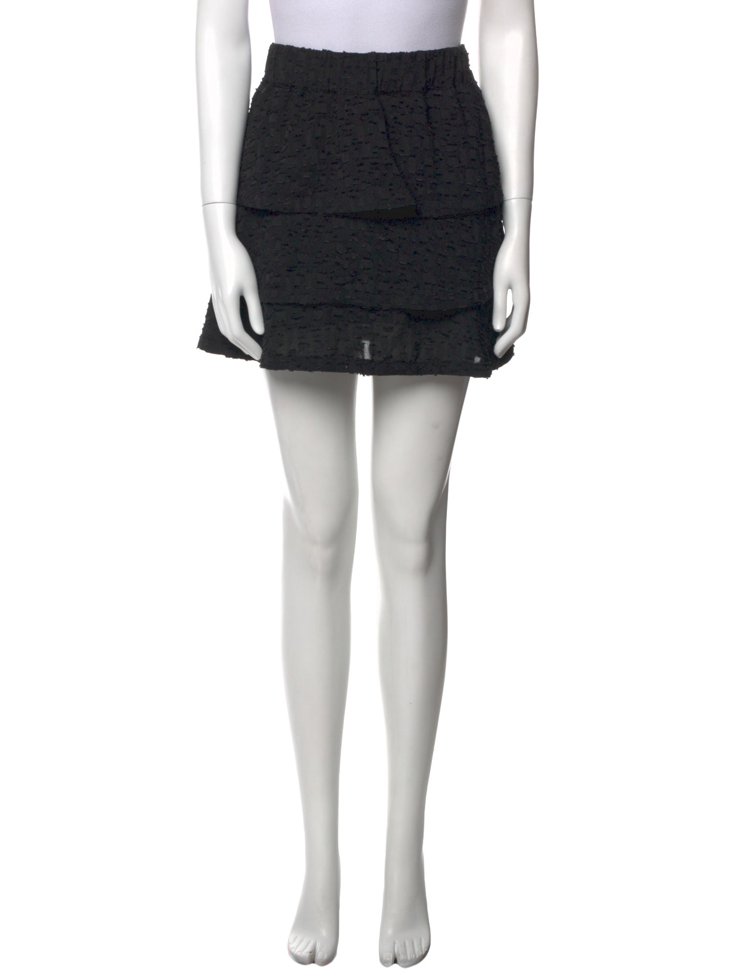 Iro Mesh Accents Mini Skirt