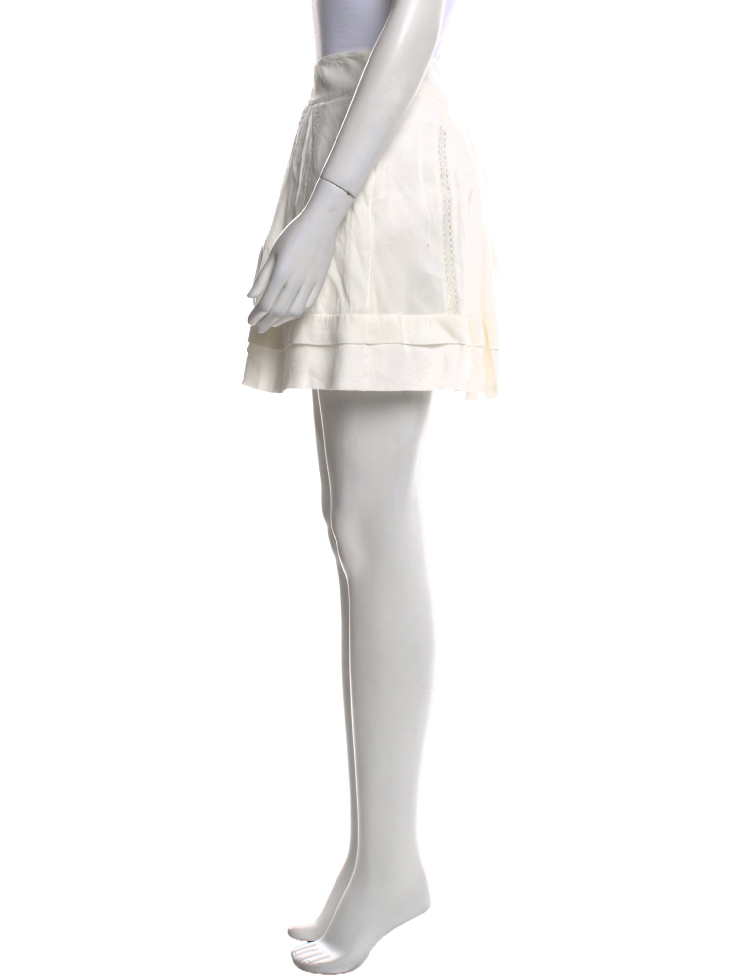 Iro Pleated Accents Mini Skirt