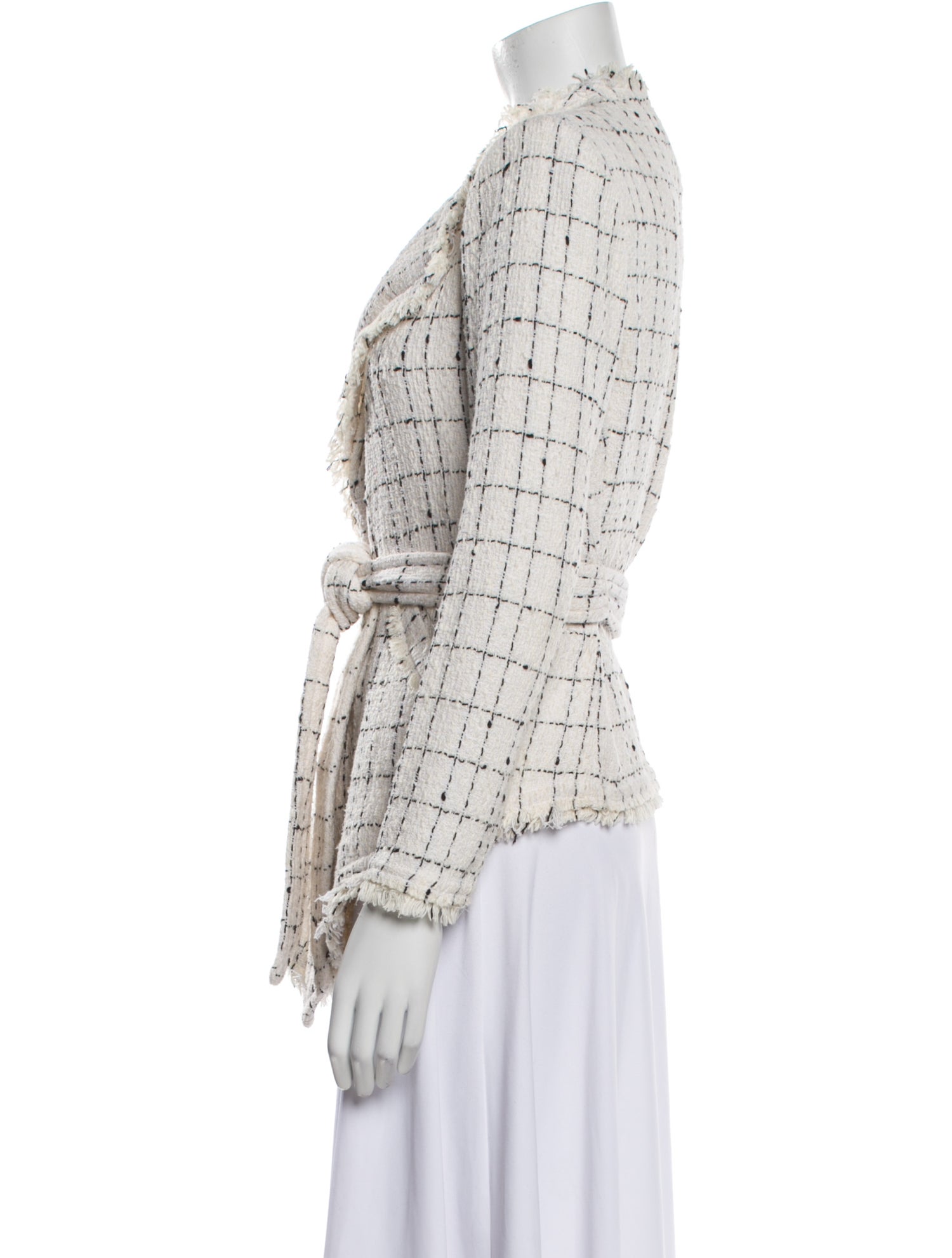 Iro Plaid Print Jacket