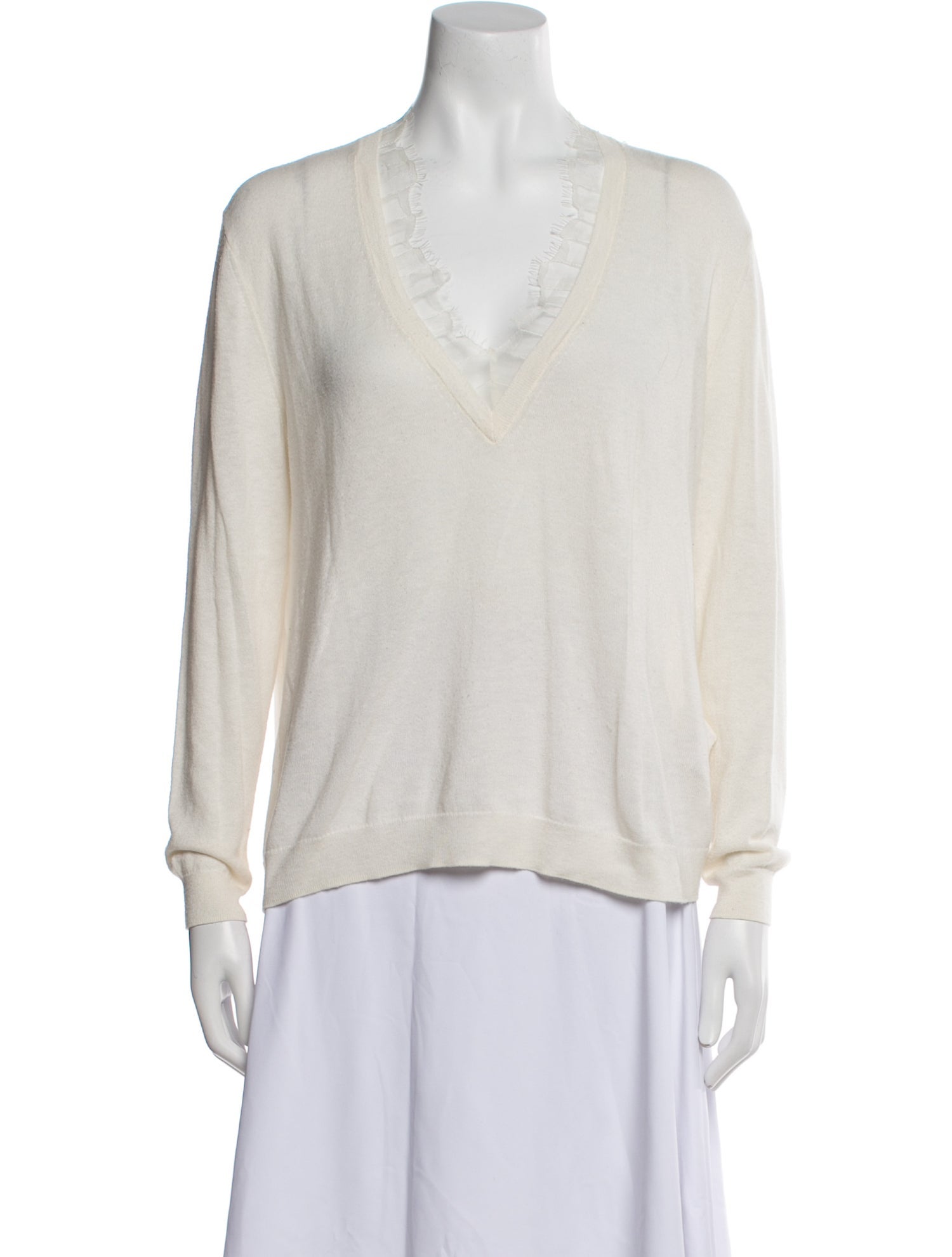 Iro V-Neck Long Sleeve Blouse