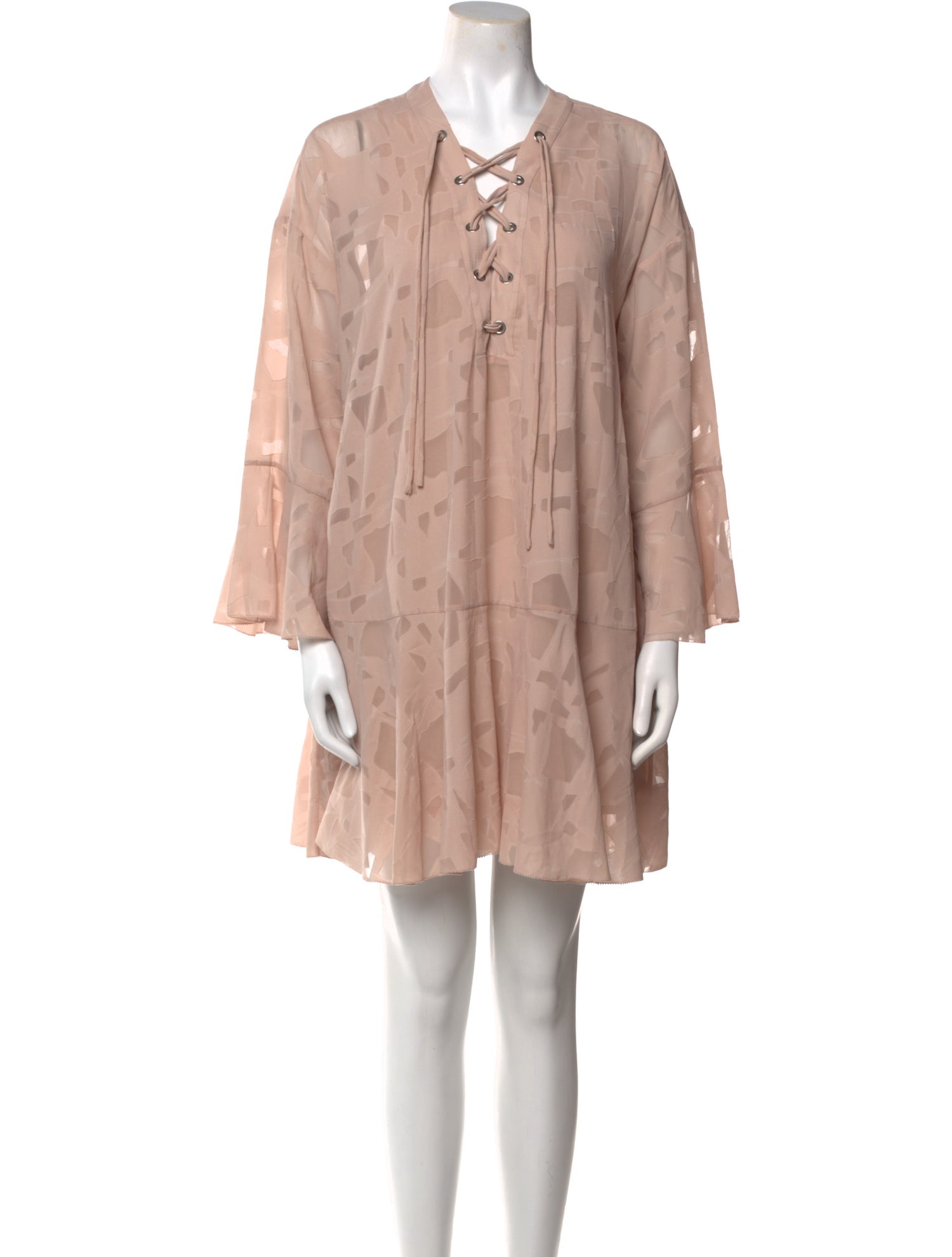 Iro V-Neck Mini Dress