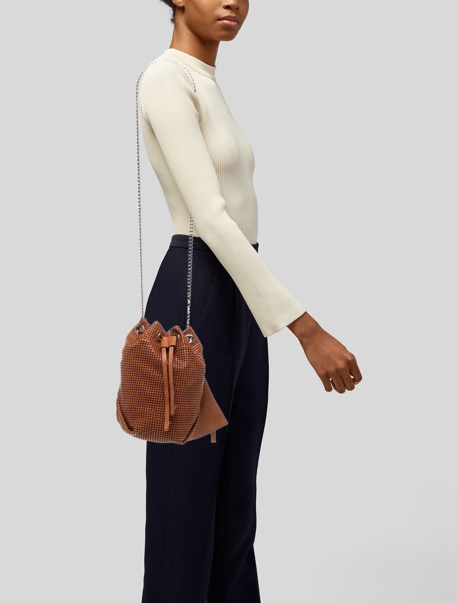 Iro Leather Bucket Bag