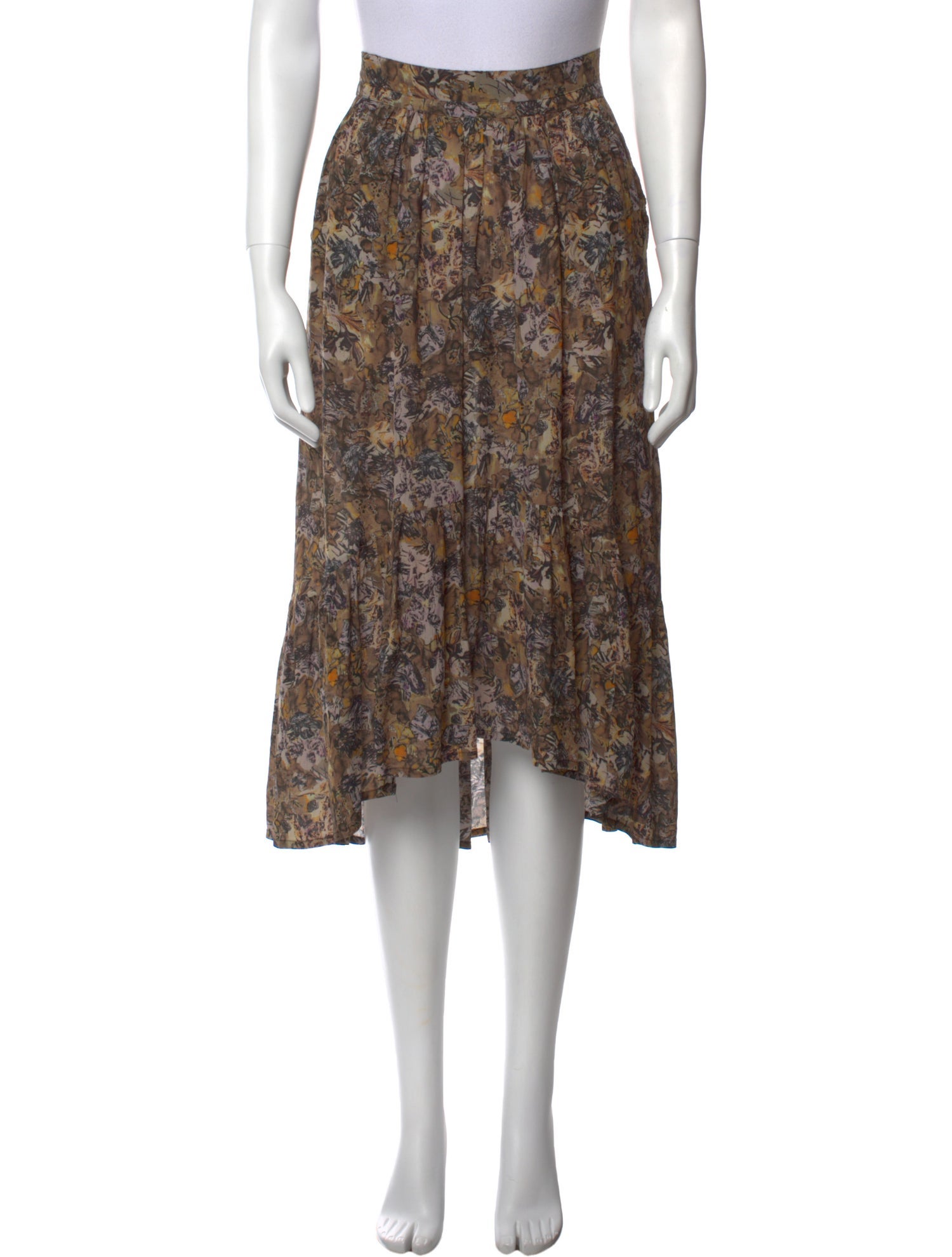 Iro Printed Midi Length Skirt