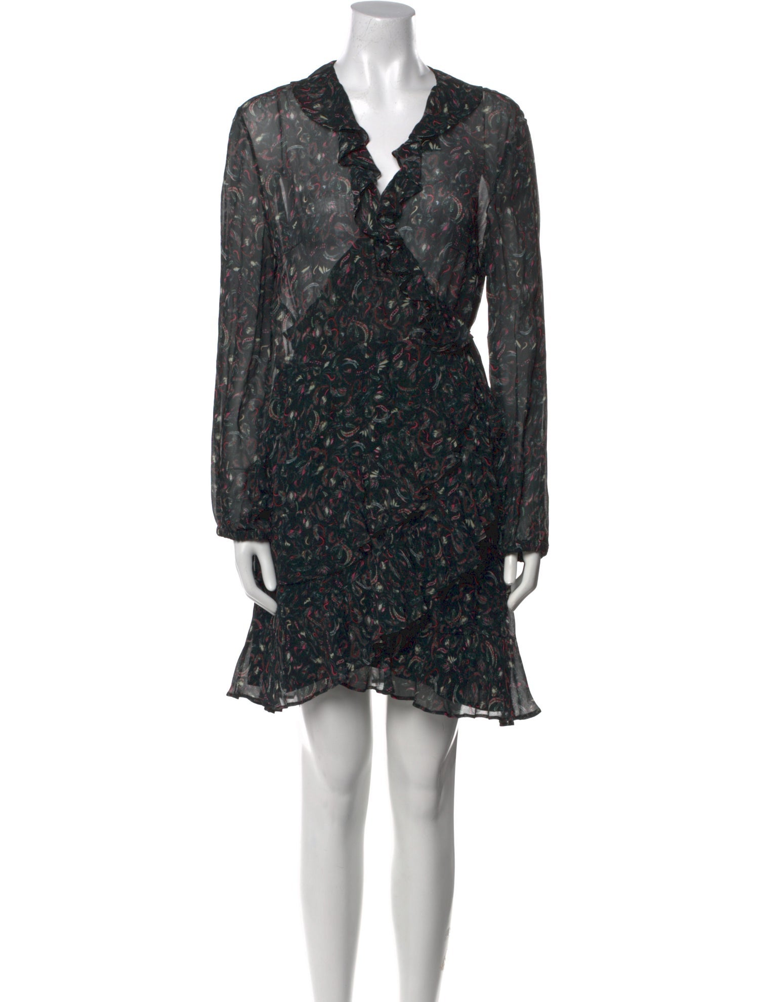 Iro Printed Mini Dress