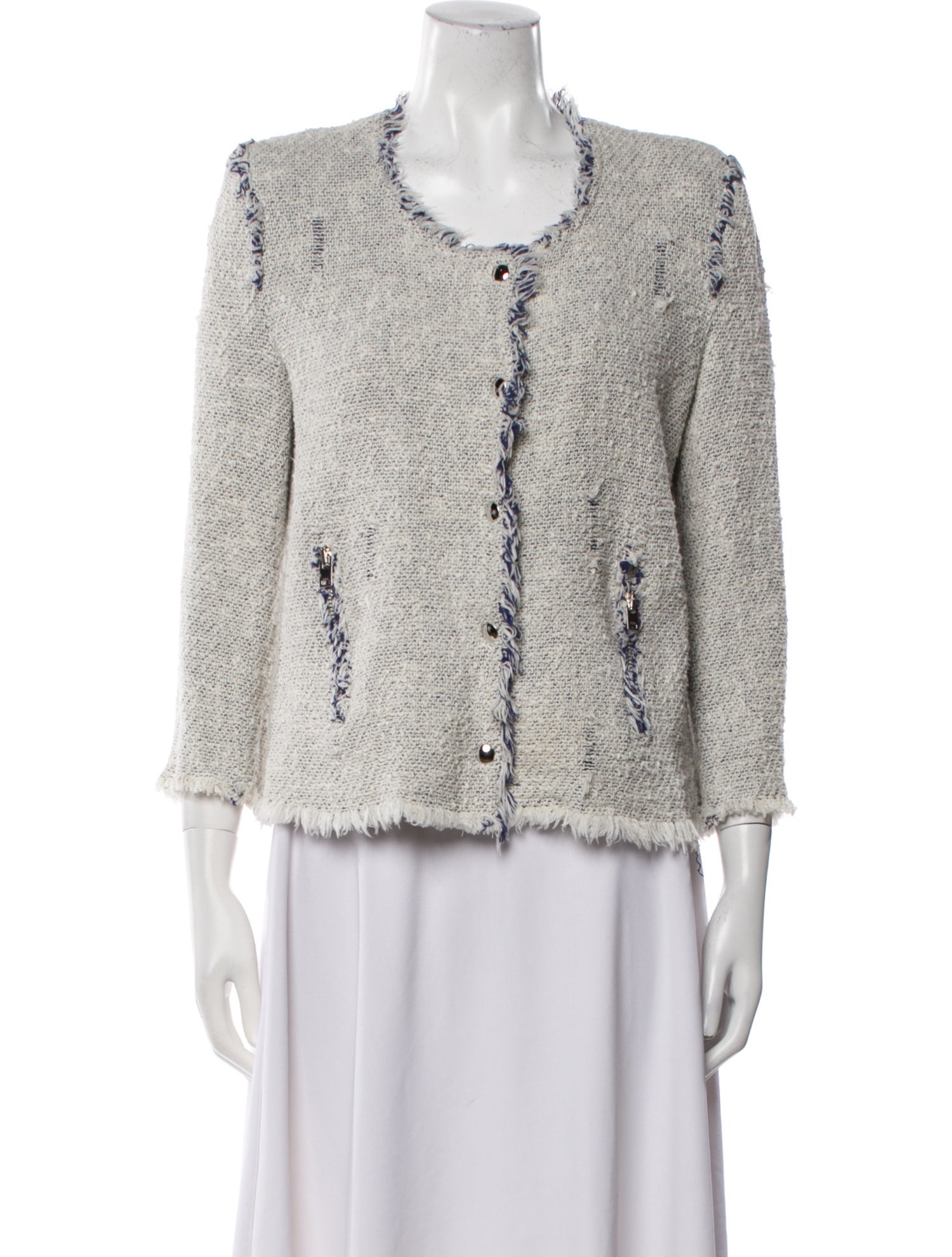 Iro Tweed Pattern Evening Jacket