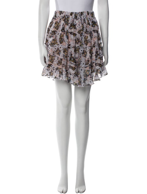 Iro Printed Mini Skirt