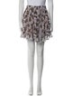 Iro Printed Mini Skirt