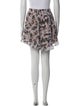 Iro Printed Mini Skirt
