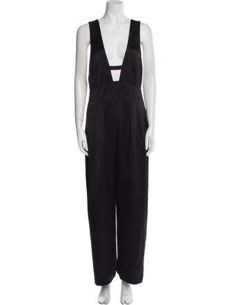 Iro Plunge Neckline Jumpsuit