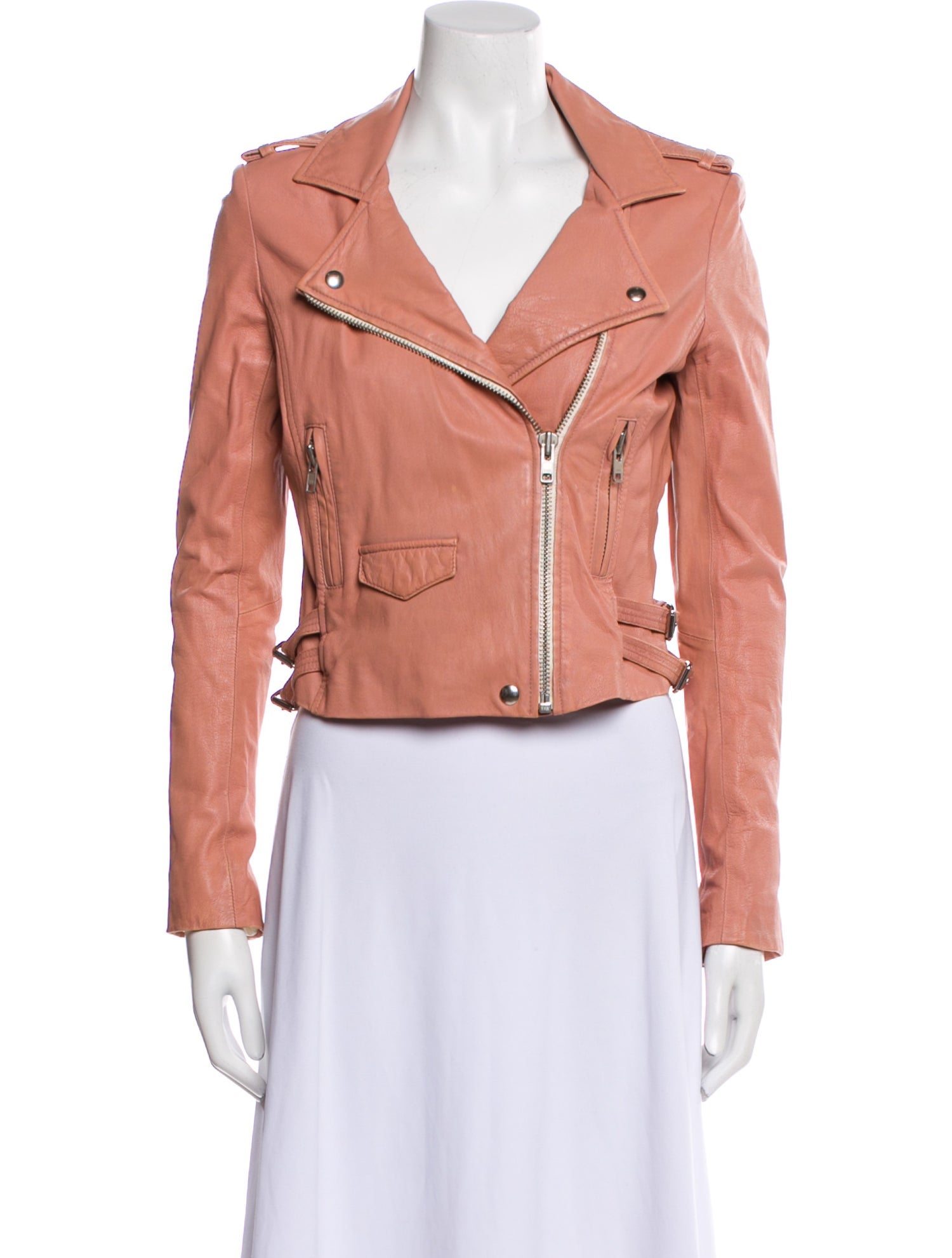 Iro Lamb Leather Biker Jacket