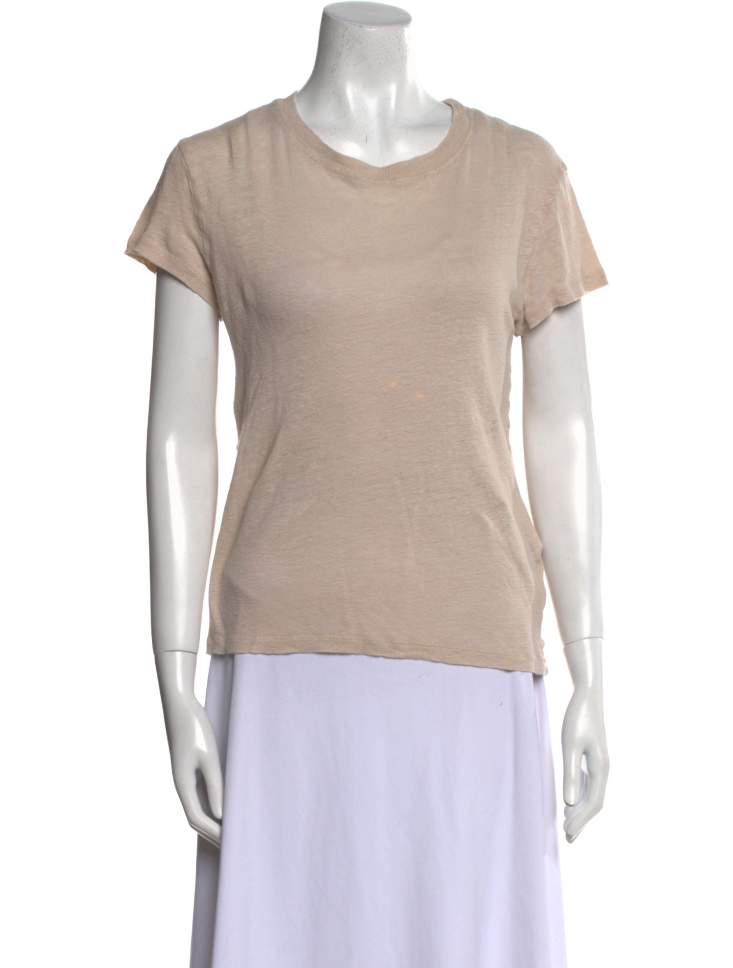 Iro Linen Crew Neck T-Shirt