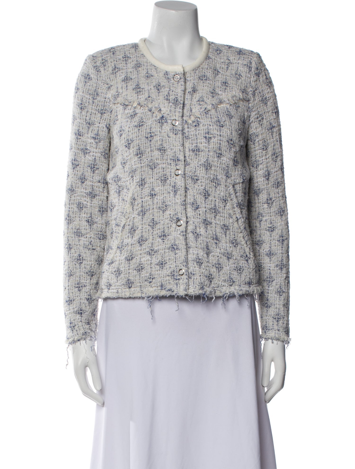 Iro Tweed Pattern Jacket