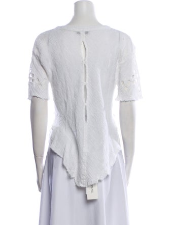 Iro Scoop Neck Short Sleeve T-Shirt