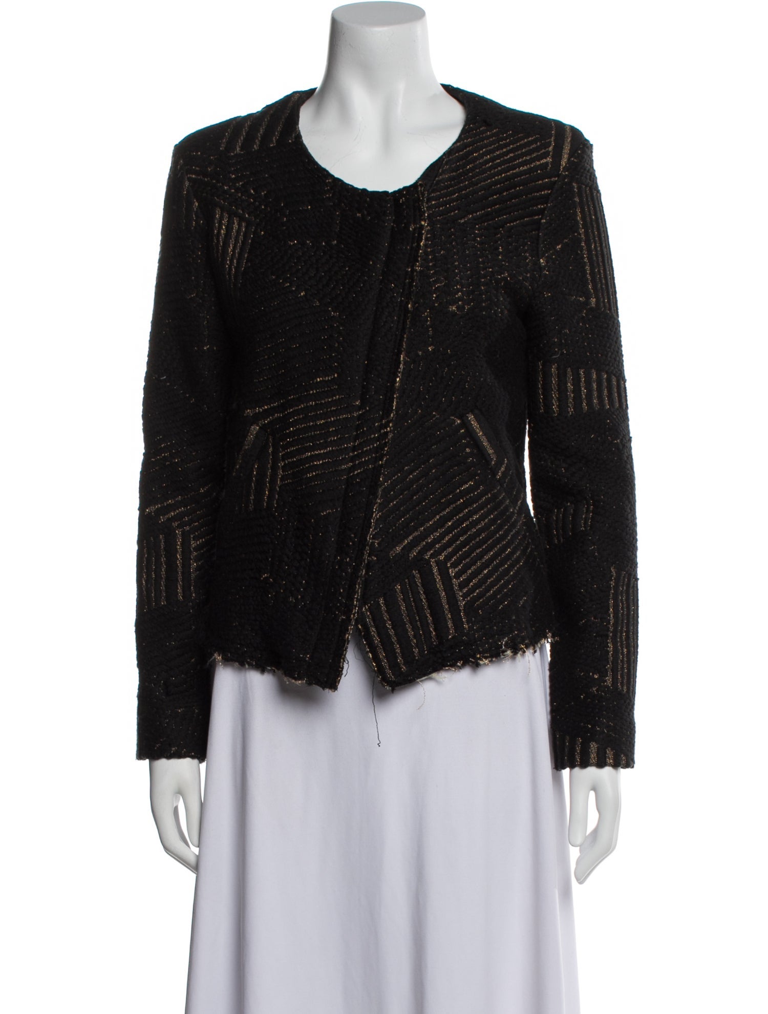 Iro Tweed Pattern Evening Jacket