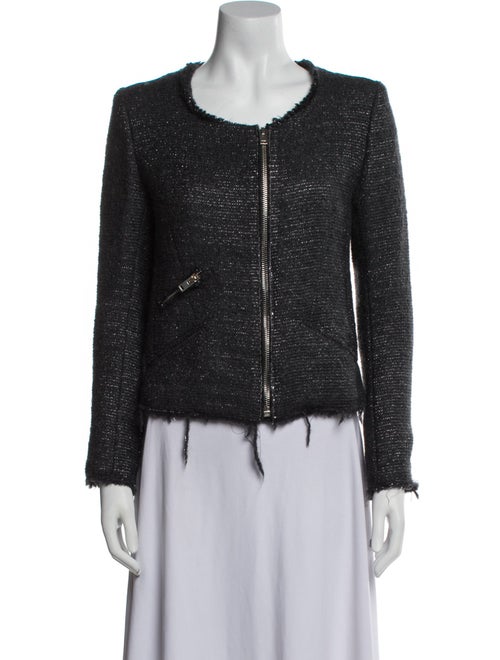 Iro Wool Tweed Pattern Evening Jacket