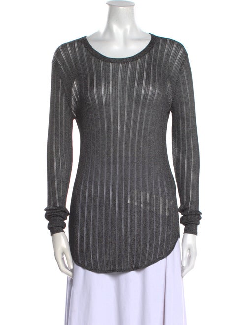 Iro Scoop Neck Long Sleeve Top
