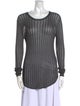 Iro Scoop Neck Long Sleeve Top