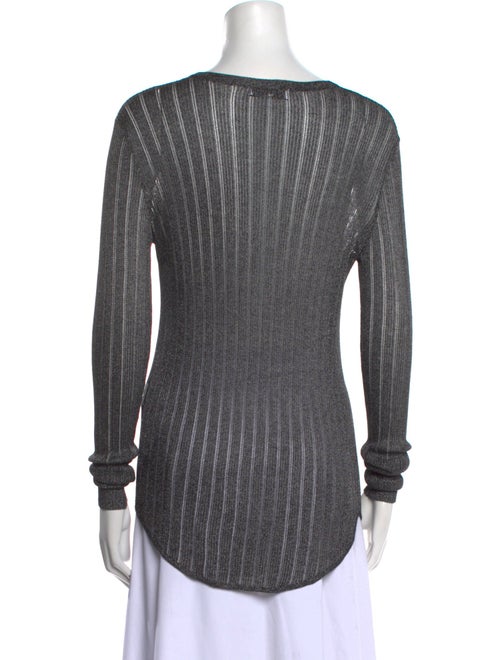 Iro Scoop Neck Long Sleeve Top