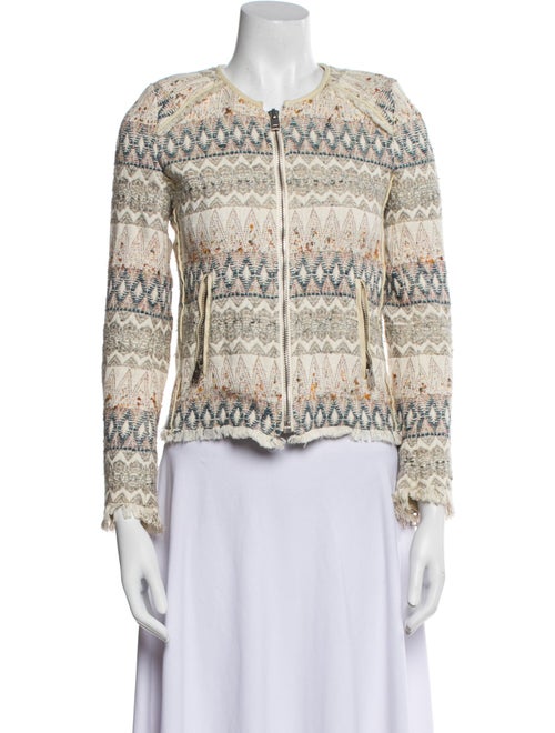 Iro Printed Evening Jacket