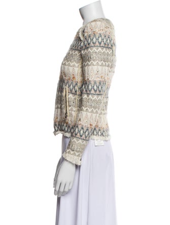 Iro Printed Evening Jacket