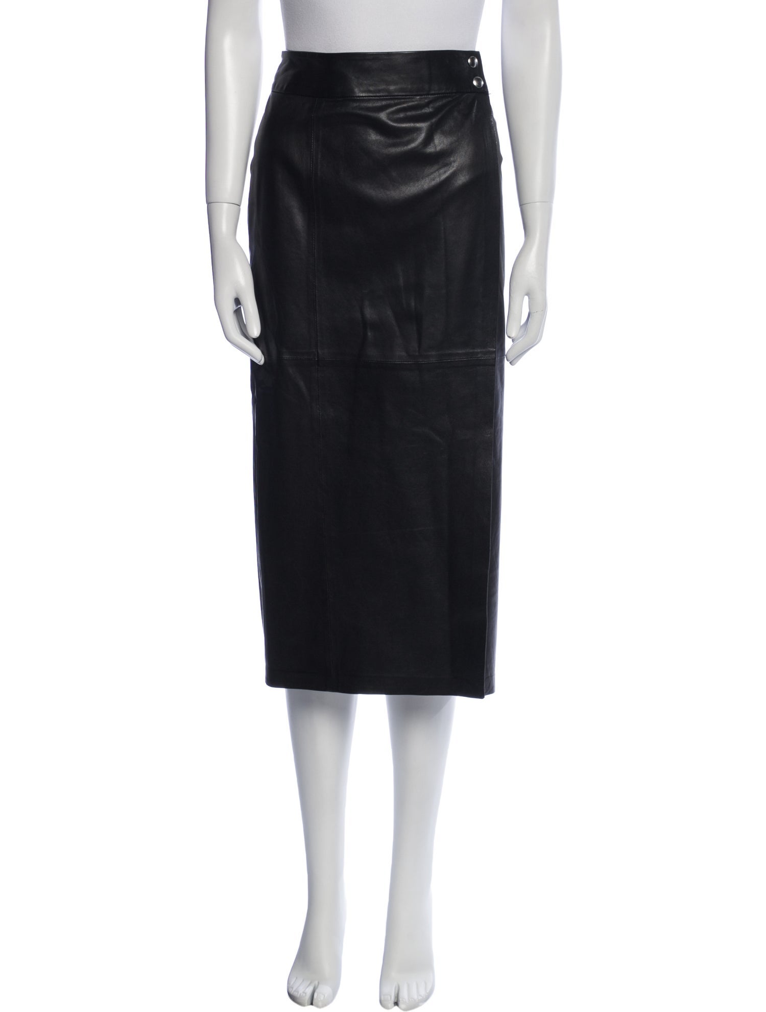Iro Leather Knee-Length Skirt