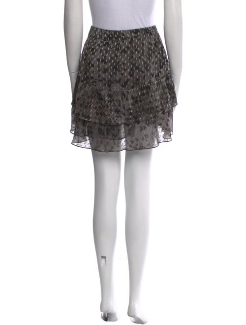 Iro Printed Mini Skirt