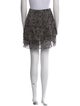 Iro Printed Mini Skirt