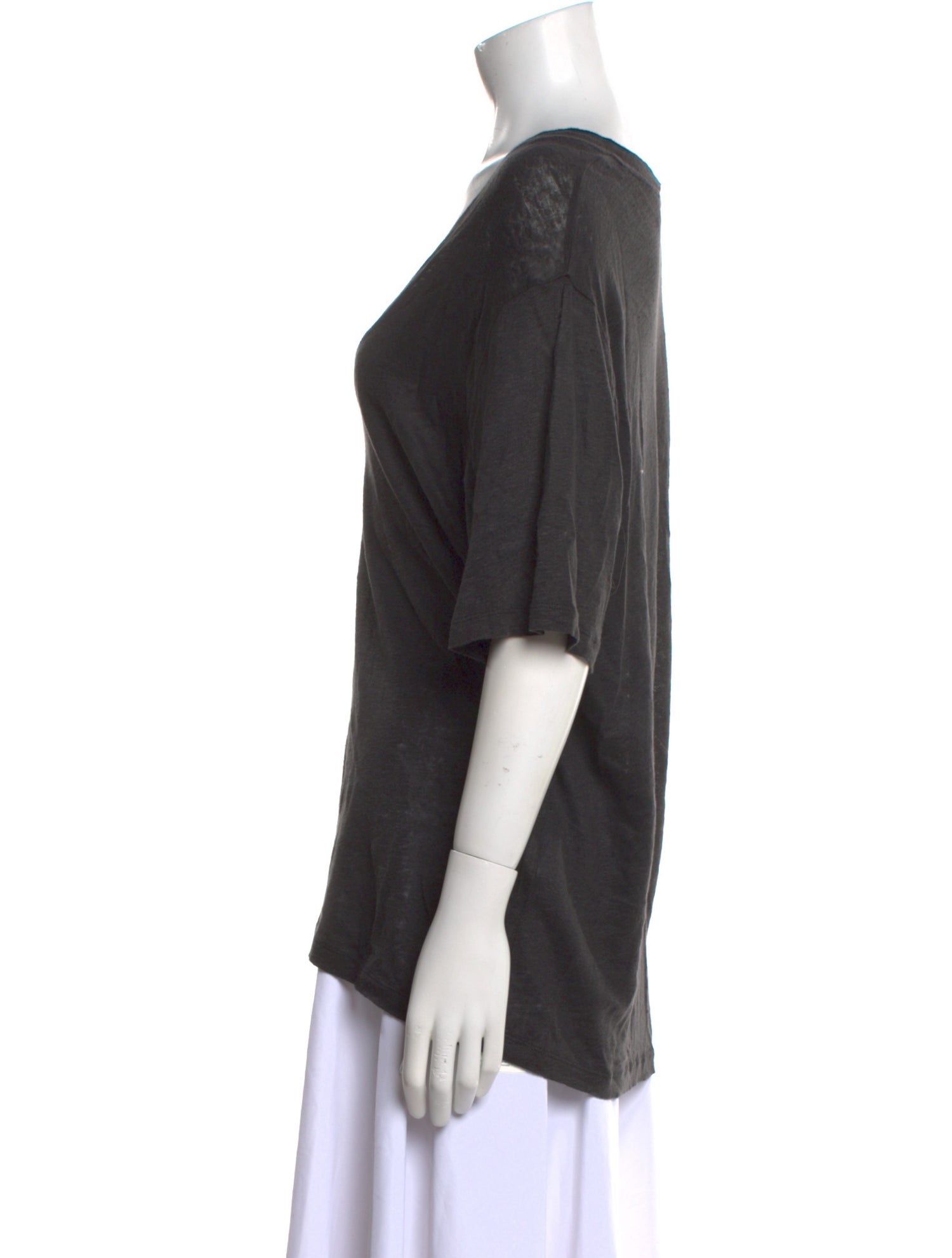 Iro Linen V-Neck T-Shirt