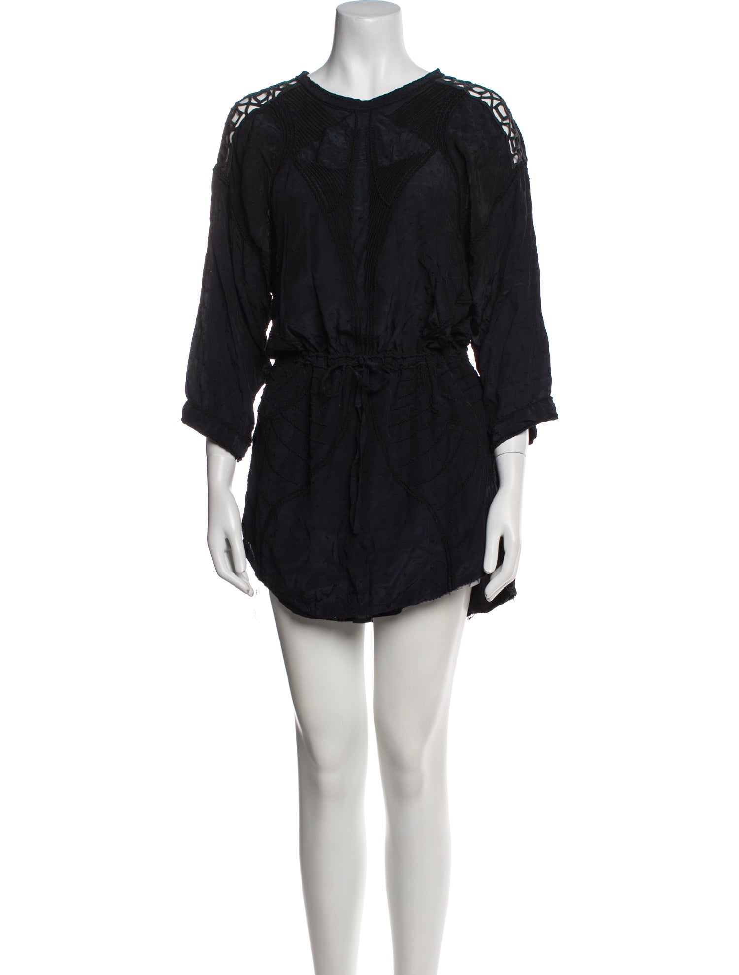 Iro Crew Neck Mini Dress