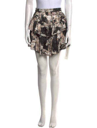 Iro Floral Print Mini Skirt