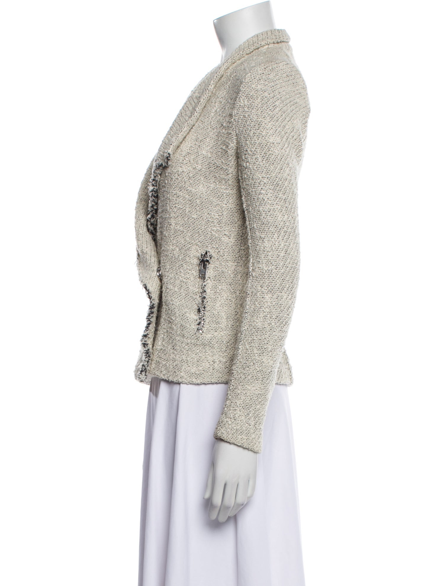 Iro Tweed Pattern Jacket