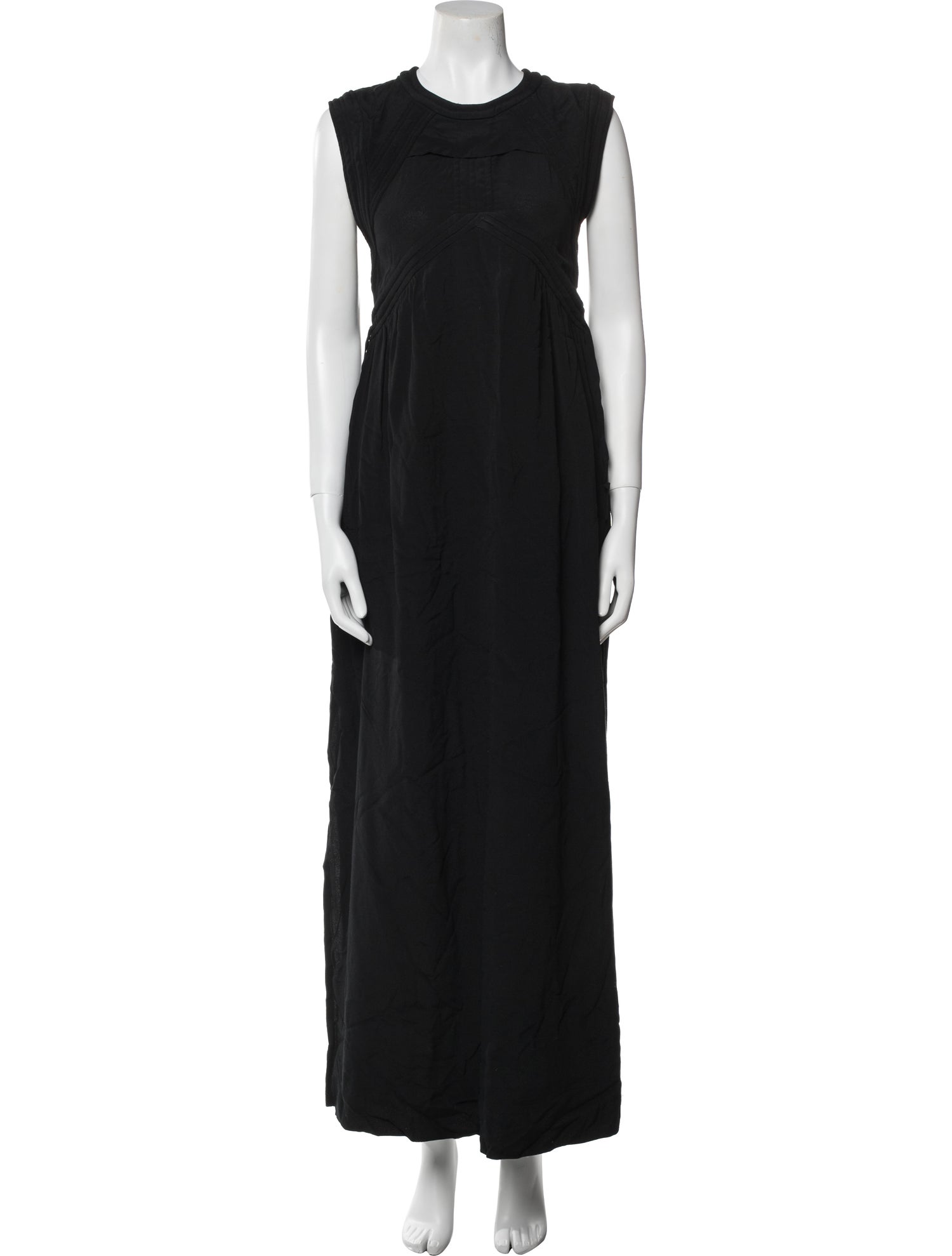 Iro Crew Neck Long Dress