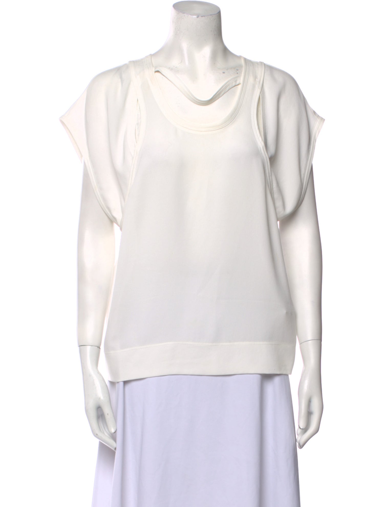 Iro Cowl Neck Short Sleeve Sweatshirt