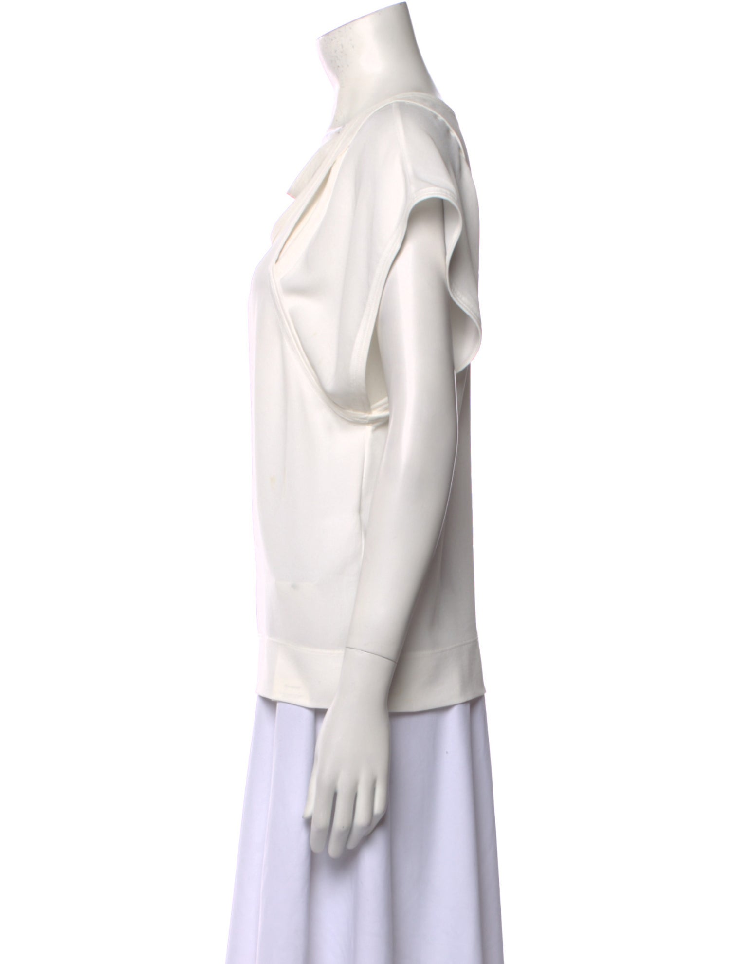 Iro Cowl Neck Short Sleeve Sweatshirt