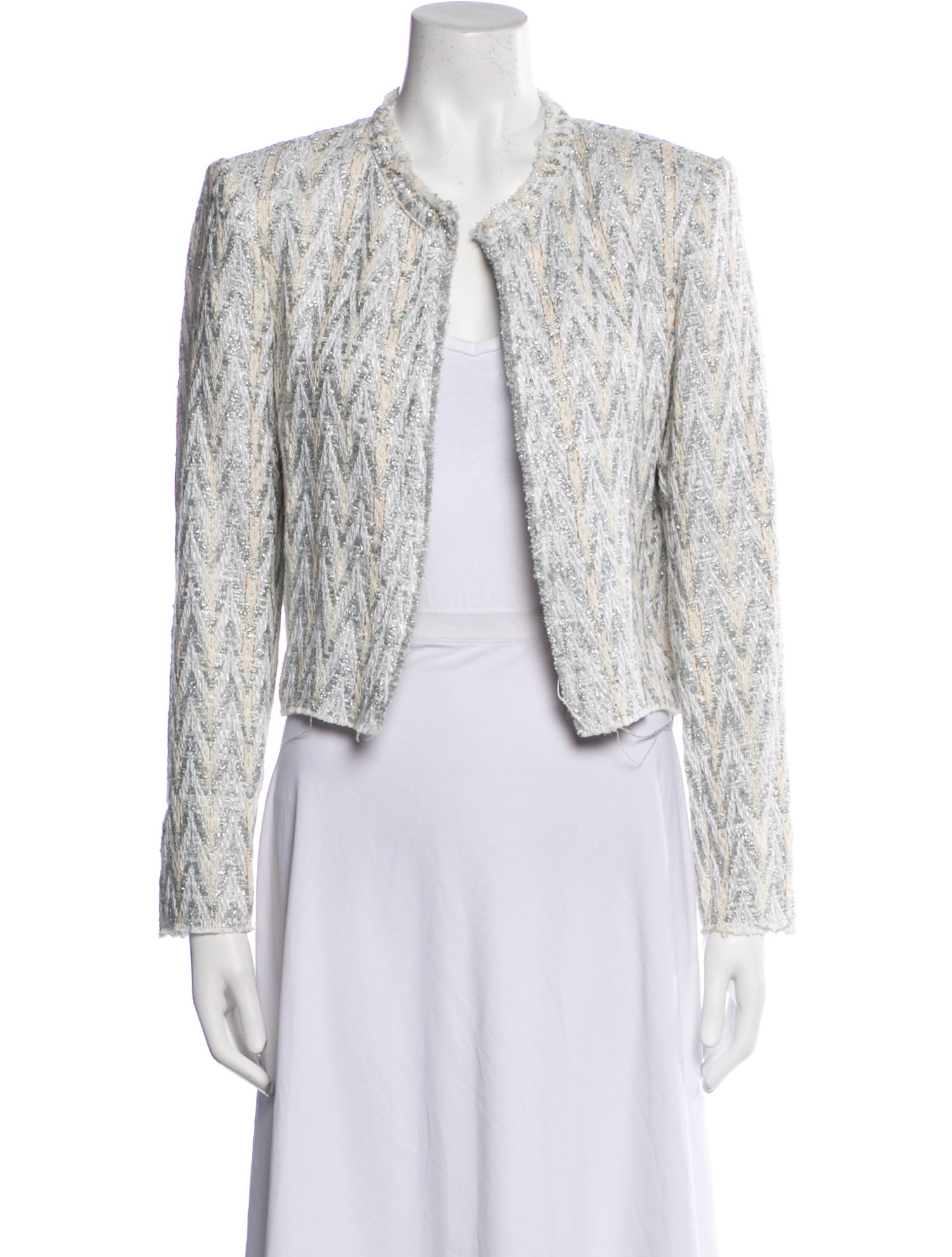 Iro Tweed Pattern Evening Jacket