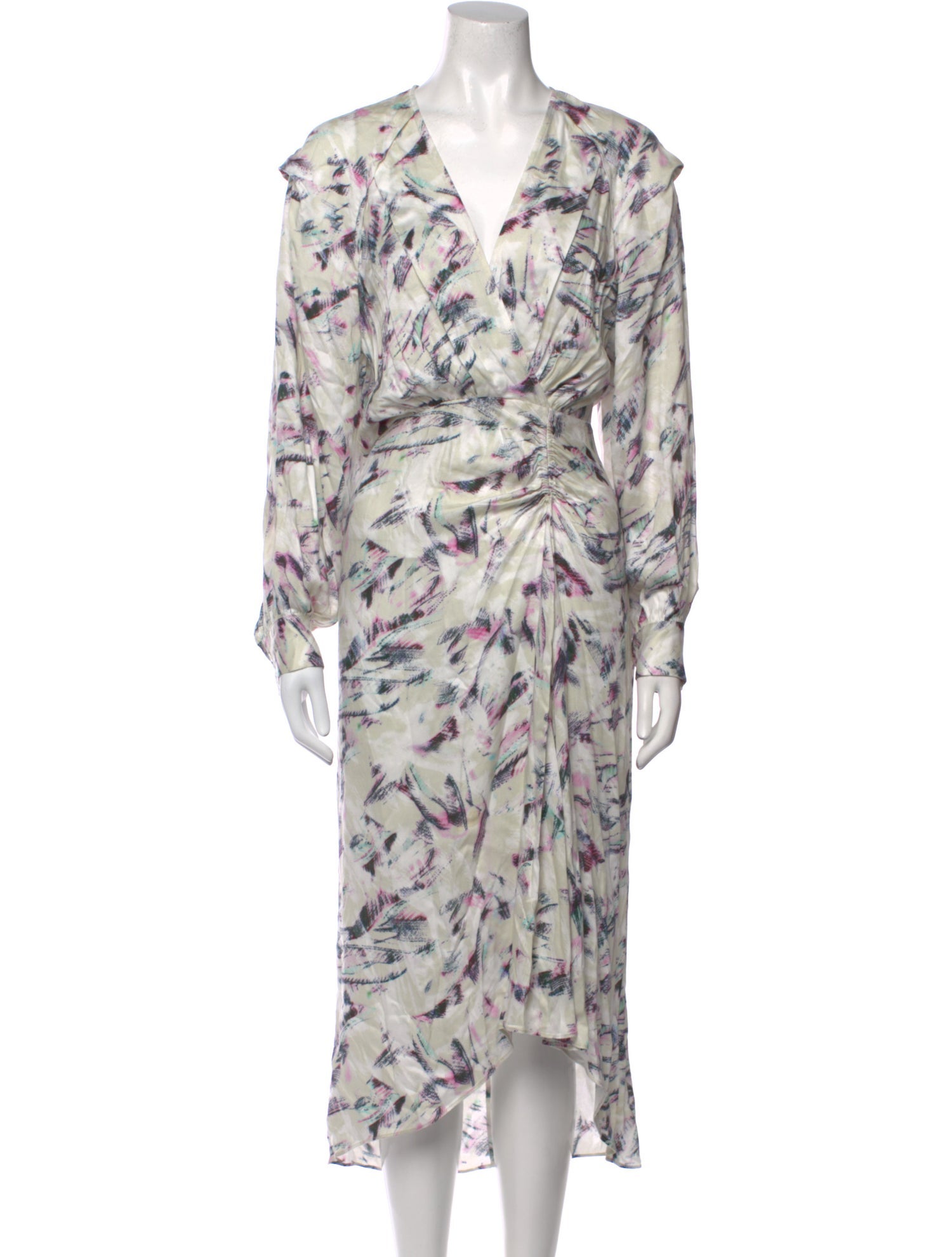 Iro Floral Print Midi Length Dress