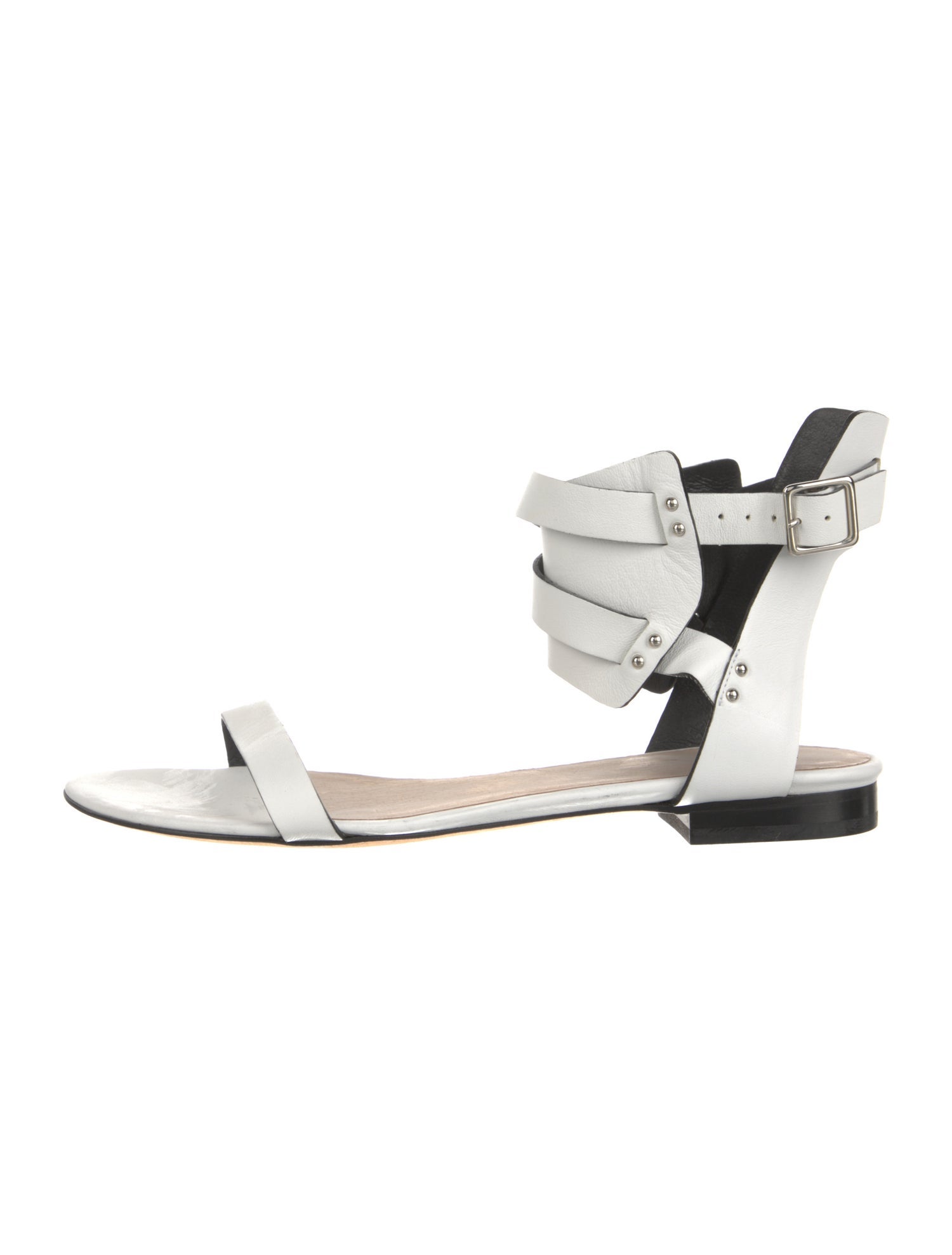 Iro Leather Animal Print Sandals