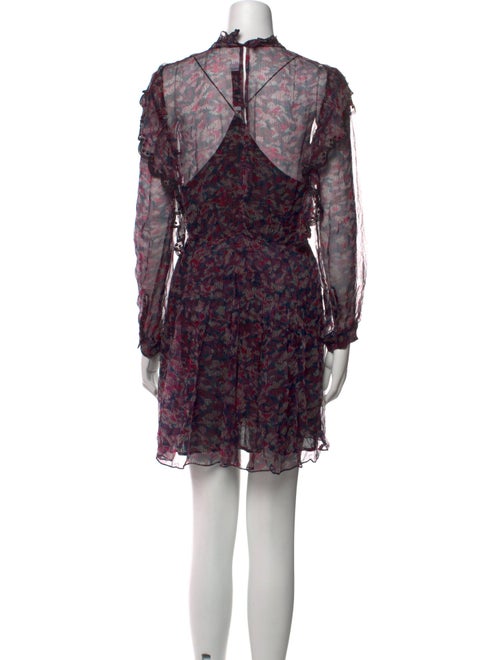 Iro Floral Print Mini Dress