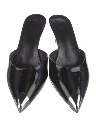 Iro Patent Leather Mules