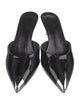 Iro Patent Leather Mules