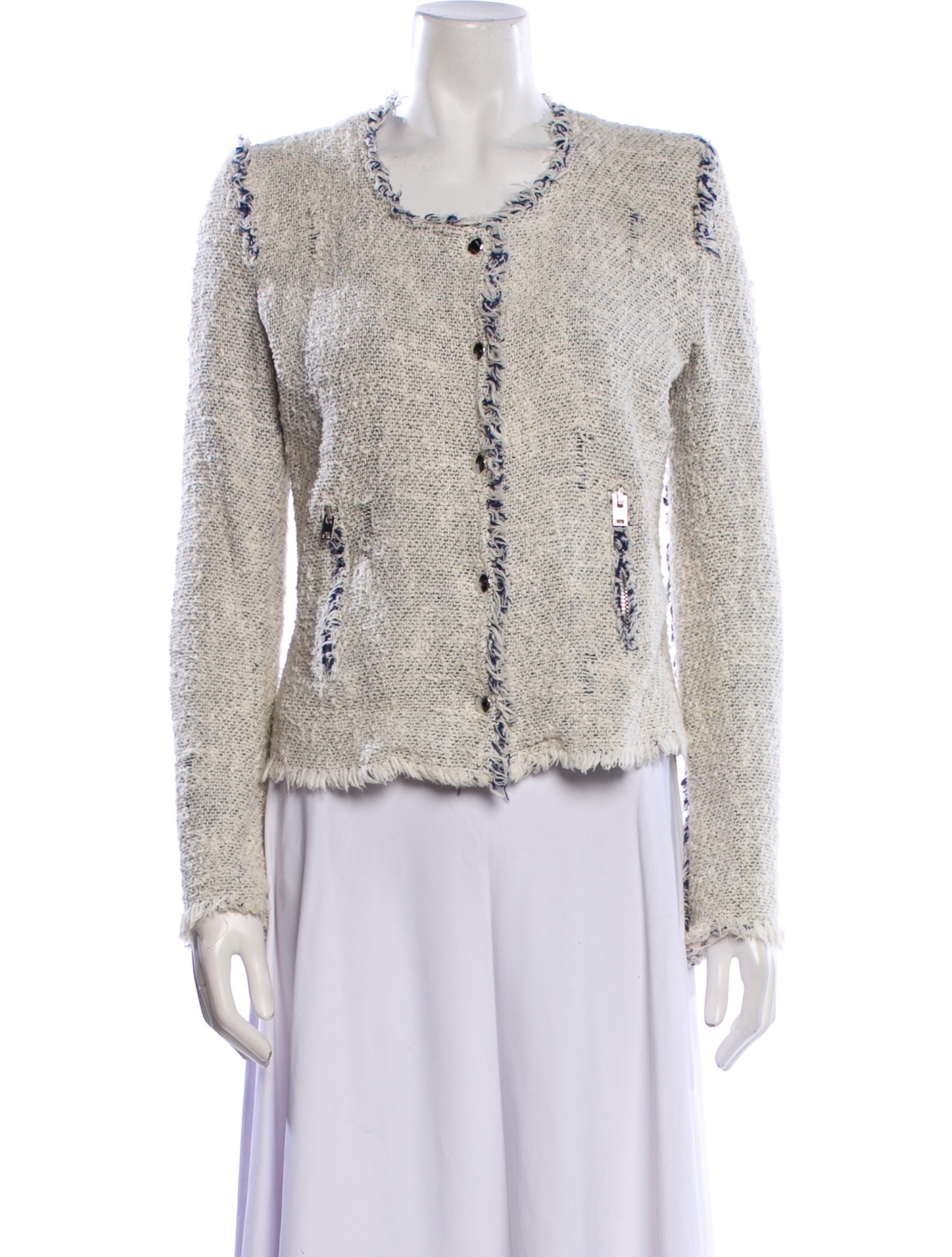 Iro Tweed Pattern Evening Jacket