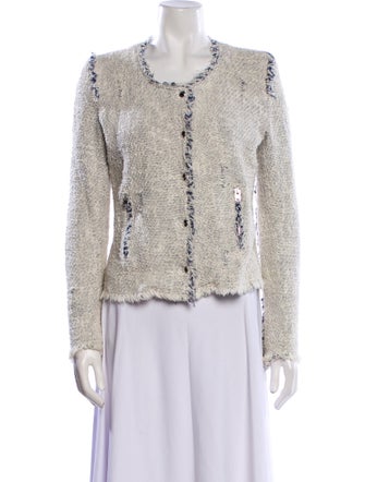 Iro Tweed Pattern Evening Jacket