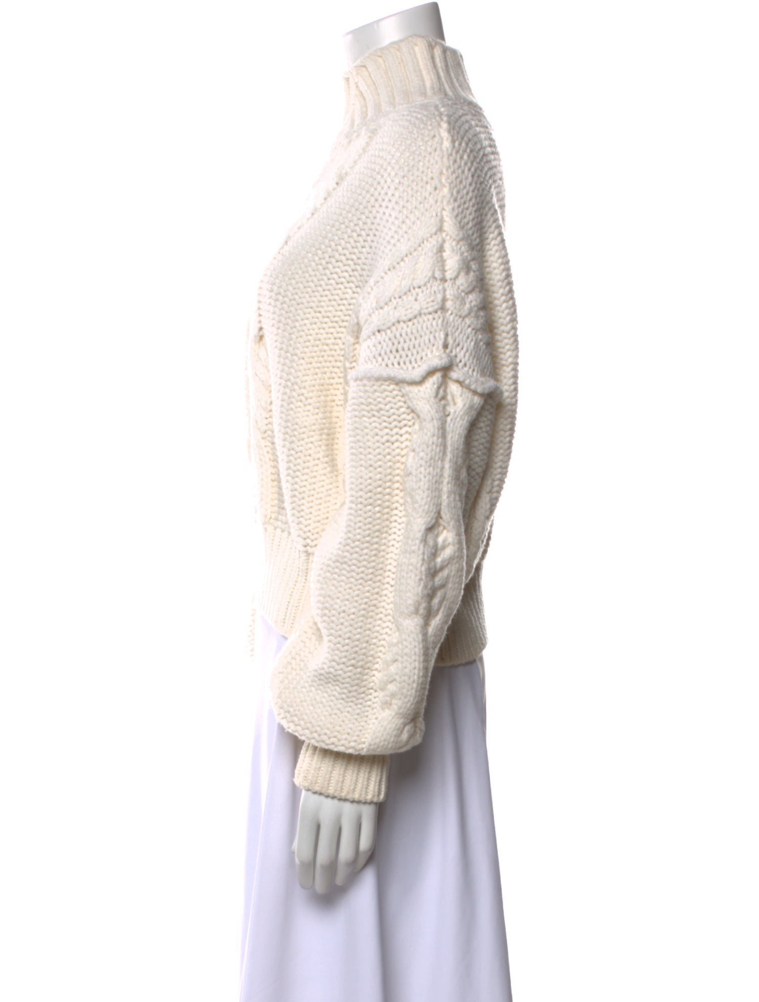 Iro Merino Wool Mock Neck Sweater