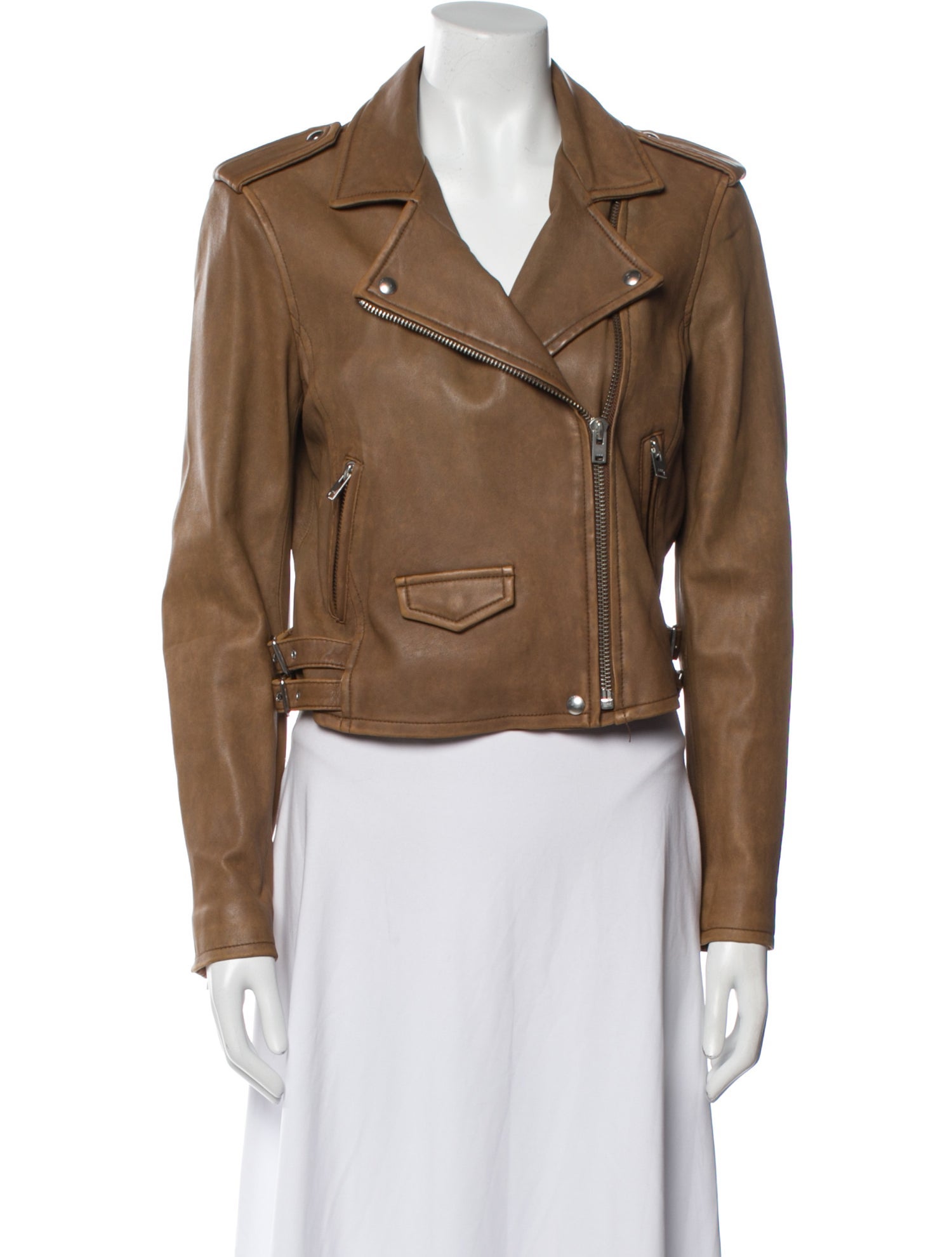 Iro Lamb Leather Biker Jacket