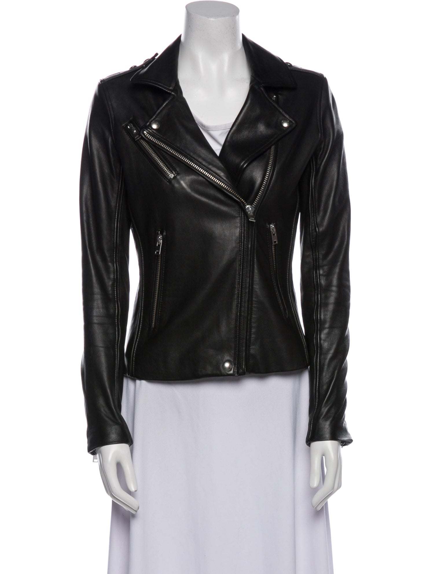 Iro Lamb Leather Biker Jacket